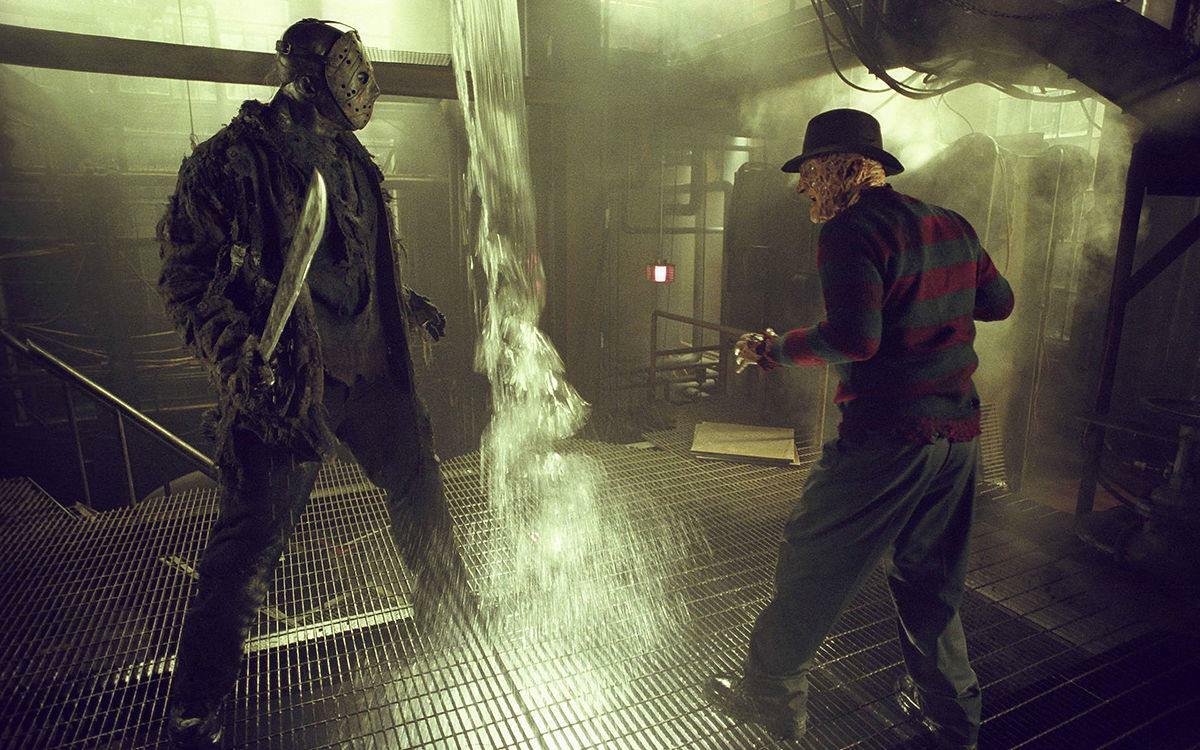 Jason Voorhees contra Freddy Krueger en la película Freddy contra Jason
