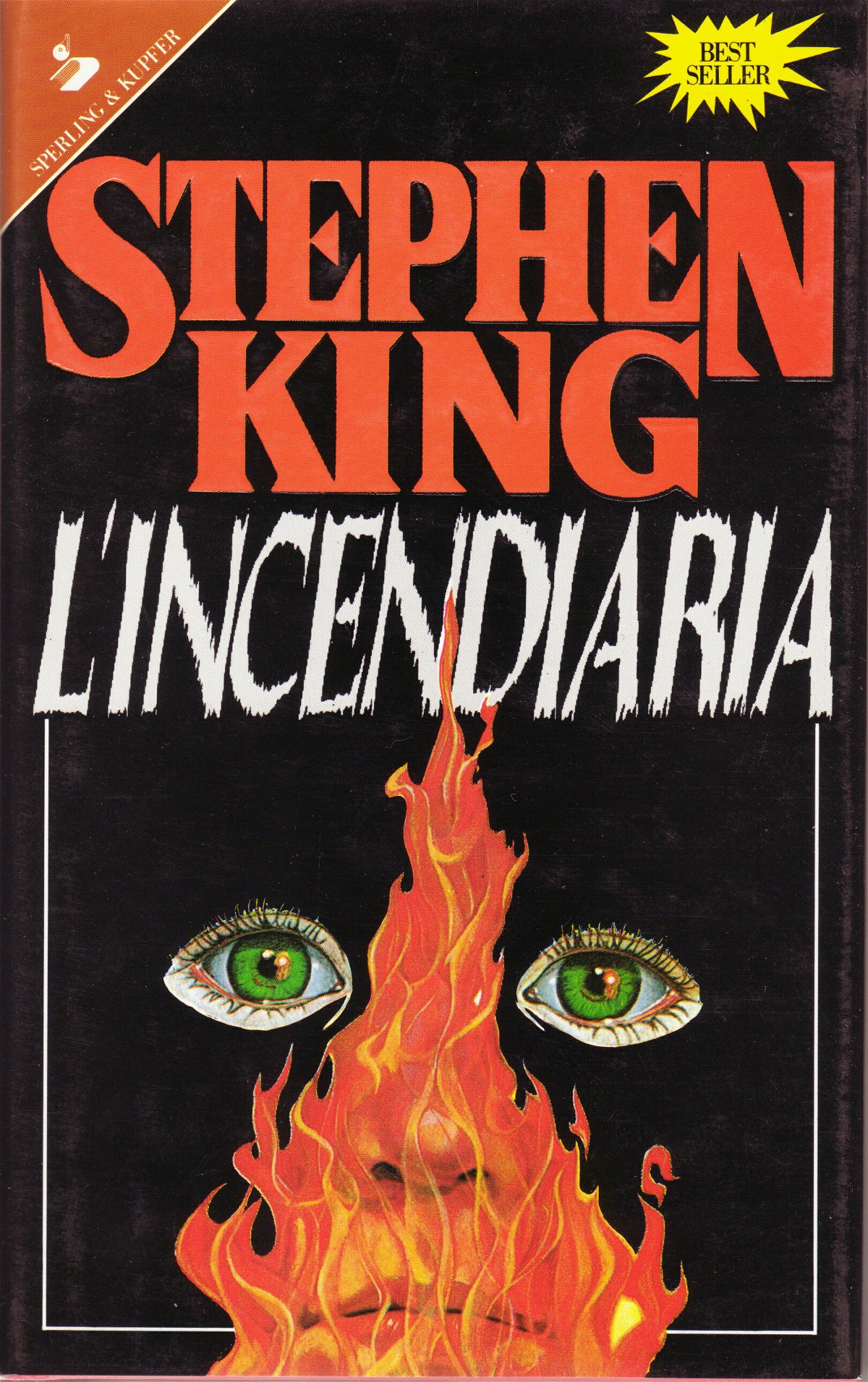 L'Incendiaria, la copertina del libro