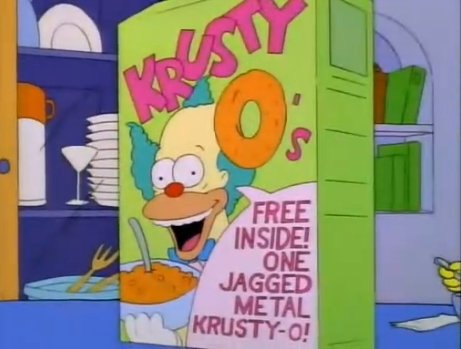 I Krusty O's in I Simpson