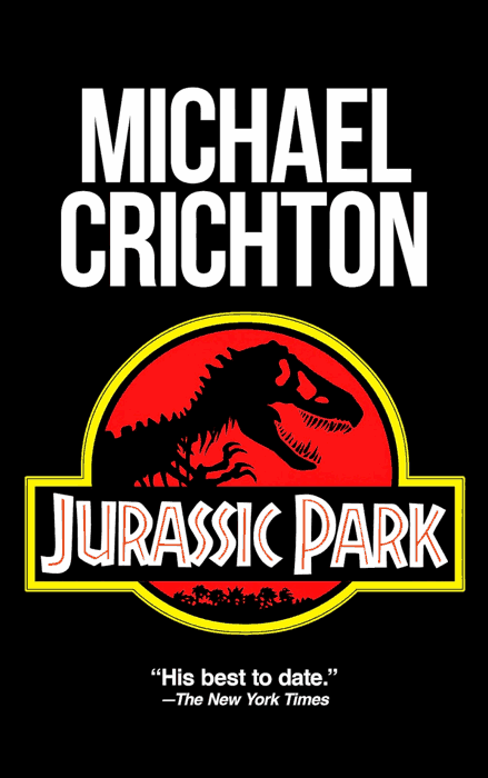 Copertina del libro Jurassic Park