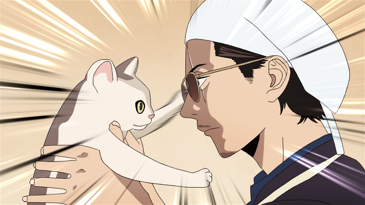 Tatsu osserva il gatto Gin