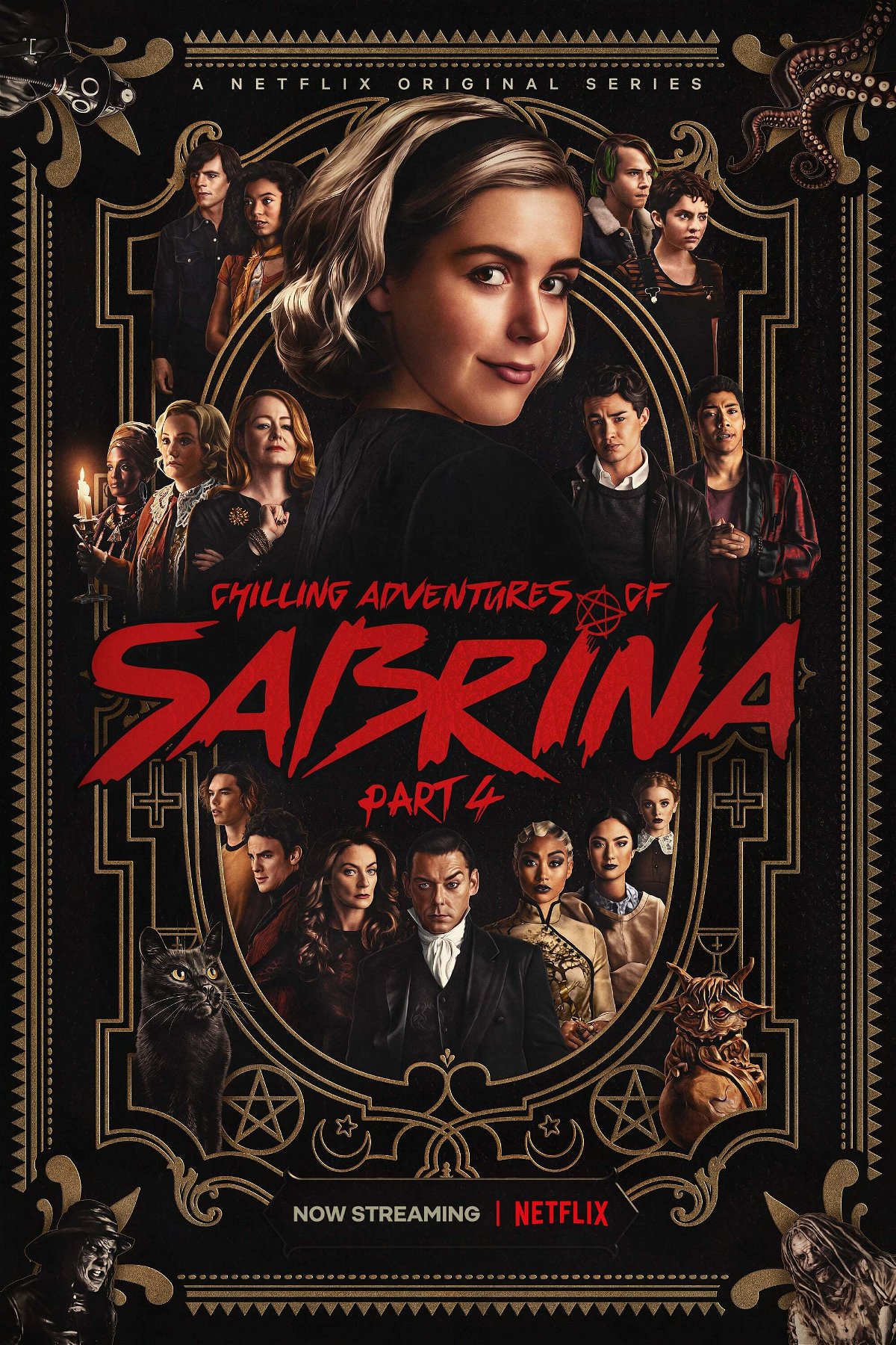 Οι τρομακτικές περιπέτειες της Σαμπρίνα, η αφίσα του τέταρτου μέρους