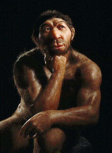 Una ricostruzione dell'Uomo di Neanderthal