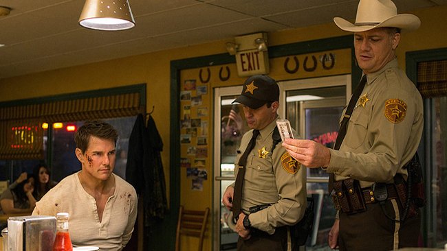 Gli attori Tom Cruise, Judd Lormand and Jason Douglas