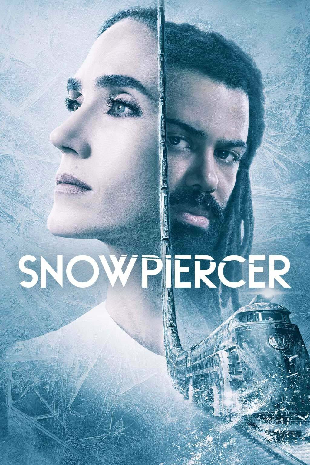Jennifer Connelly e Daveed Diggs nella locandina di Snowpiercer 