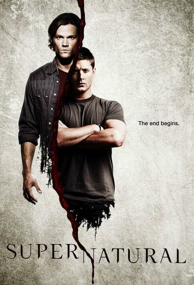 Jared Padalecki e Jensen Ackles nel poster di Supernatural