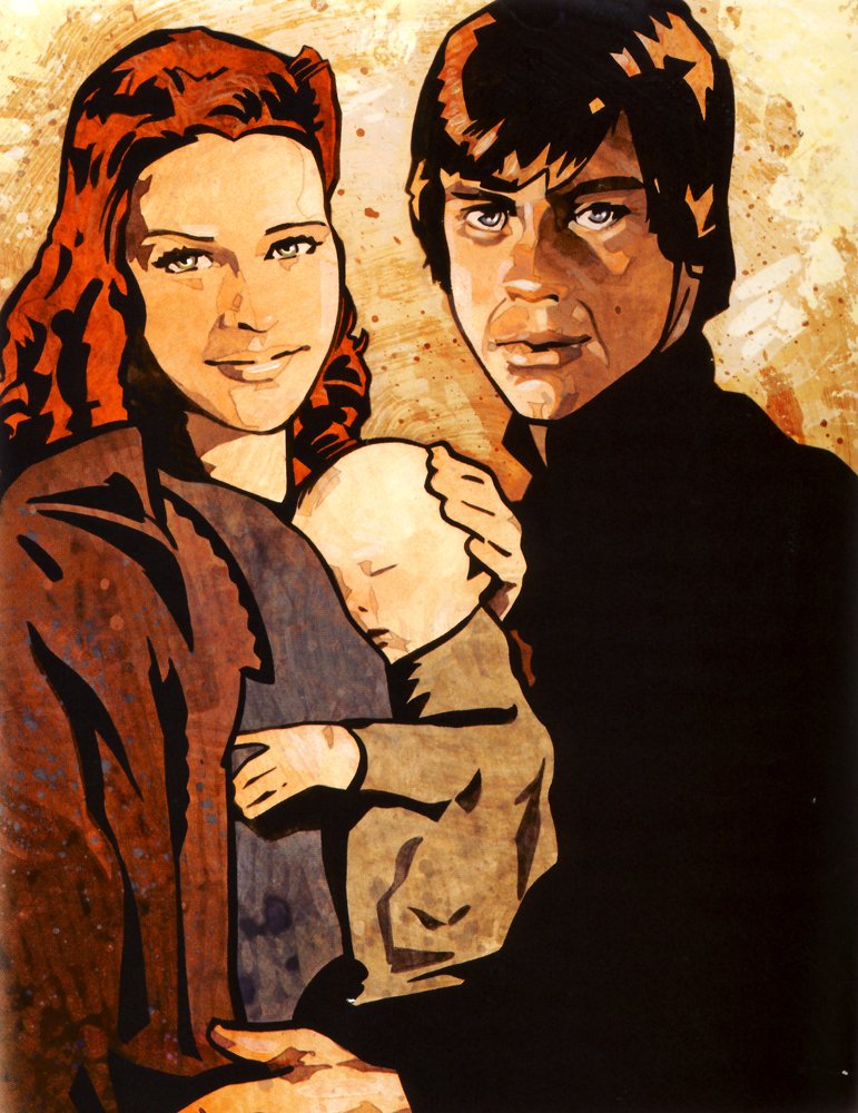 Immagine della famiglia Skywalker