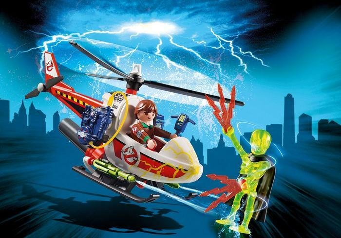Venkman con elicottero, giocattolo Playmobil