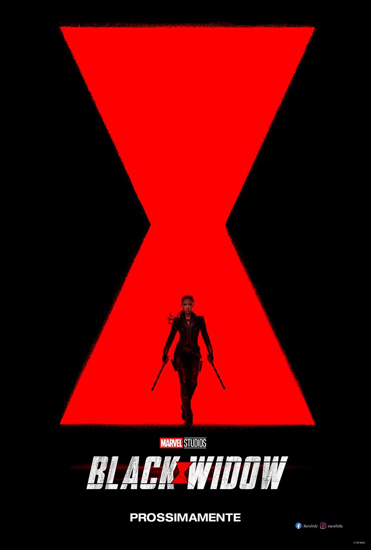 Il poster ufficiale di Black Widow