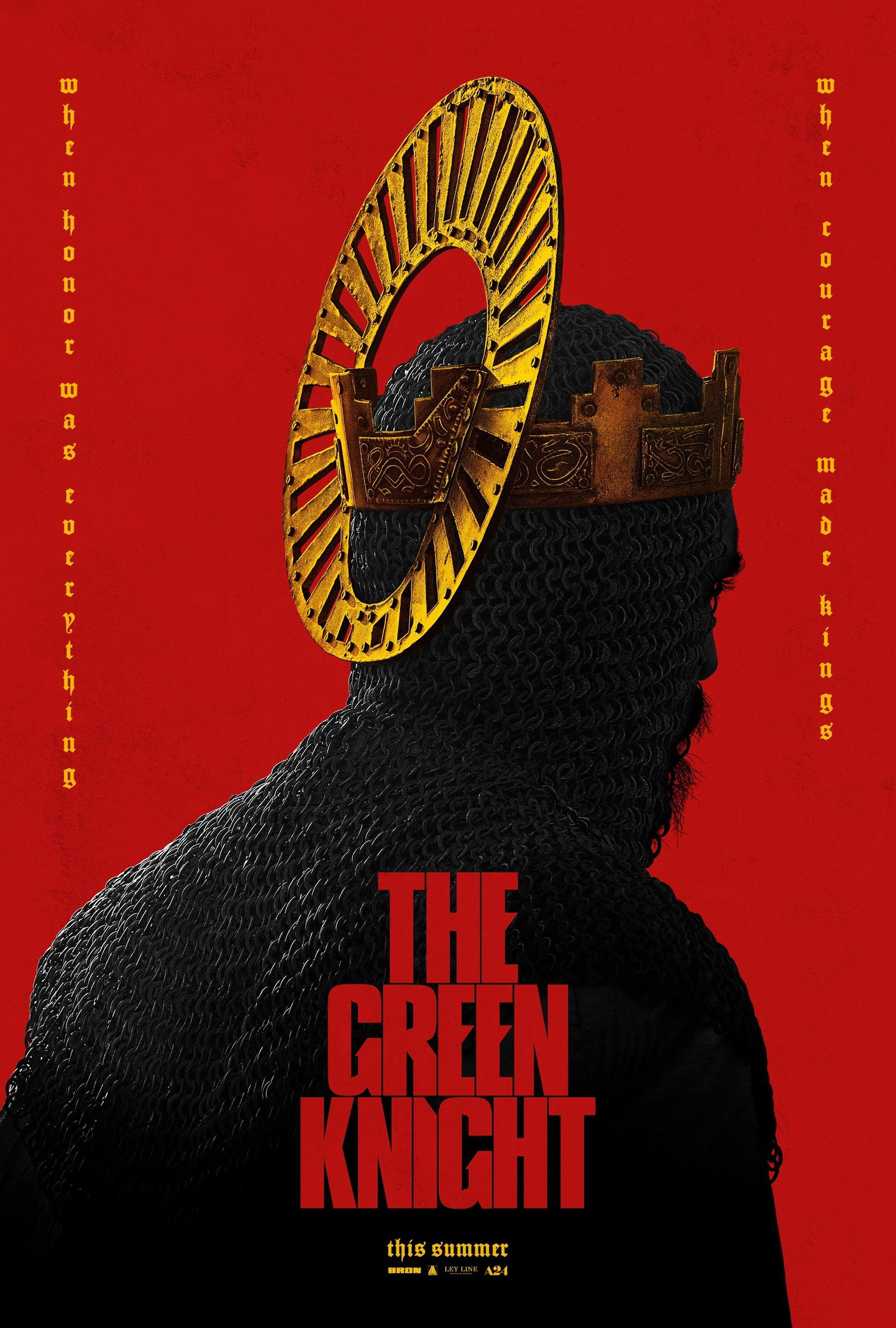 Clicca per vedere l'immagine originale Il poster del film The Green Knight