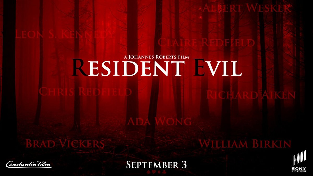 Il banner ufficiale del film di Resident Evil