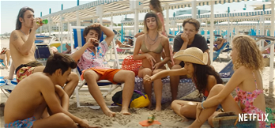 Copertina di Sotto il sole di Riccione, film ispirato alla hit di Tommaso Paradiso, dal 1 luglio su Netflix