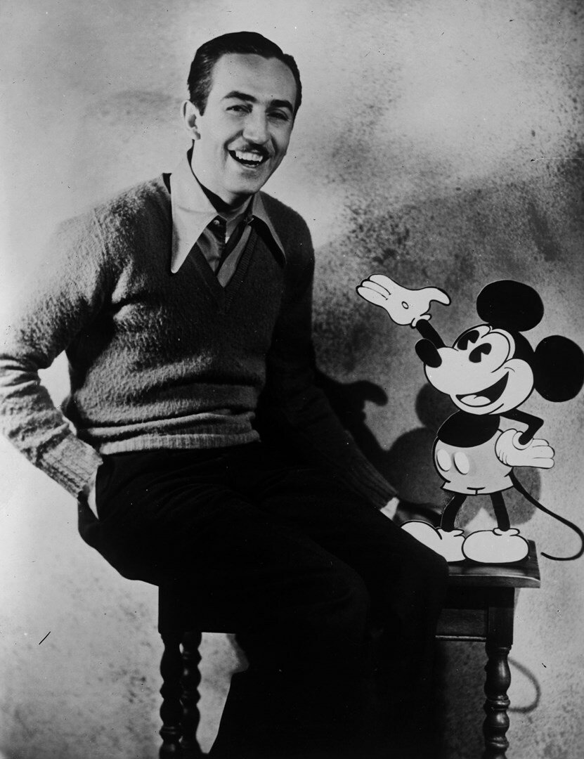 Walt Disney in primo piano