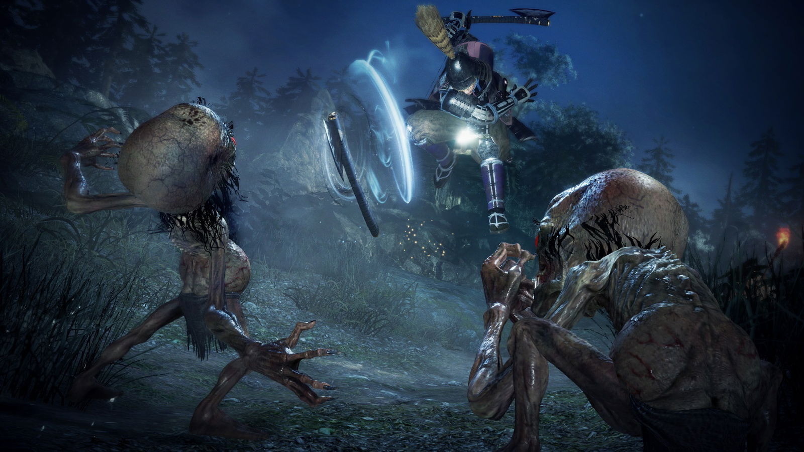 Clicca per vedere l'immagine originale Nioh 2 fight