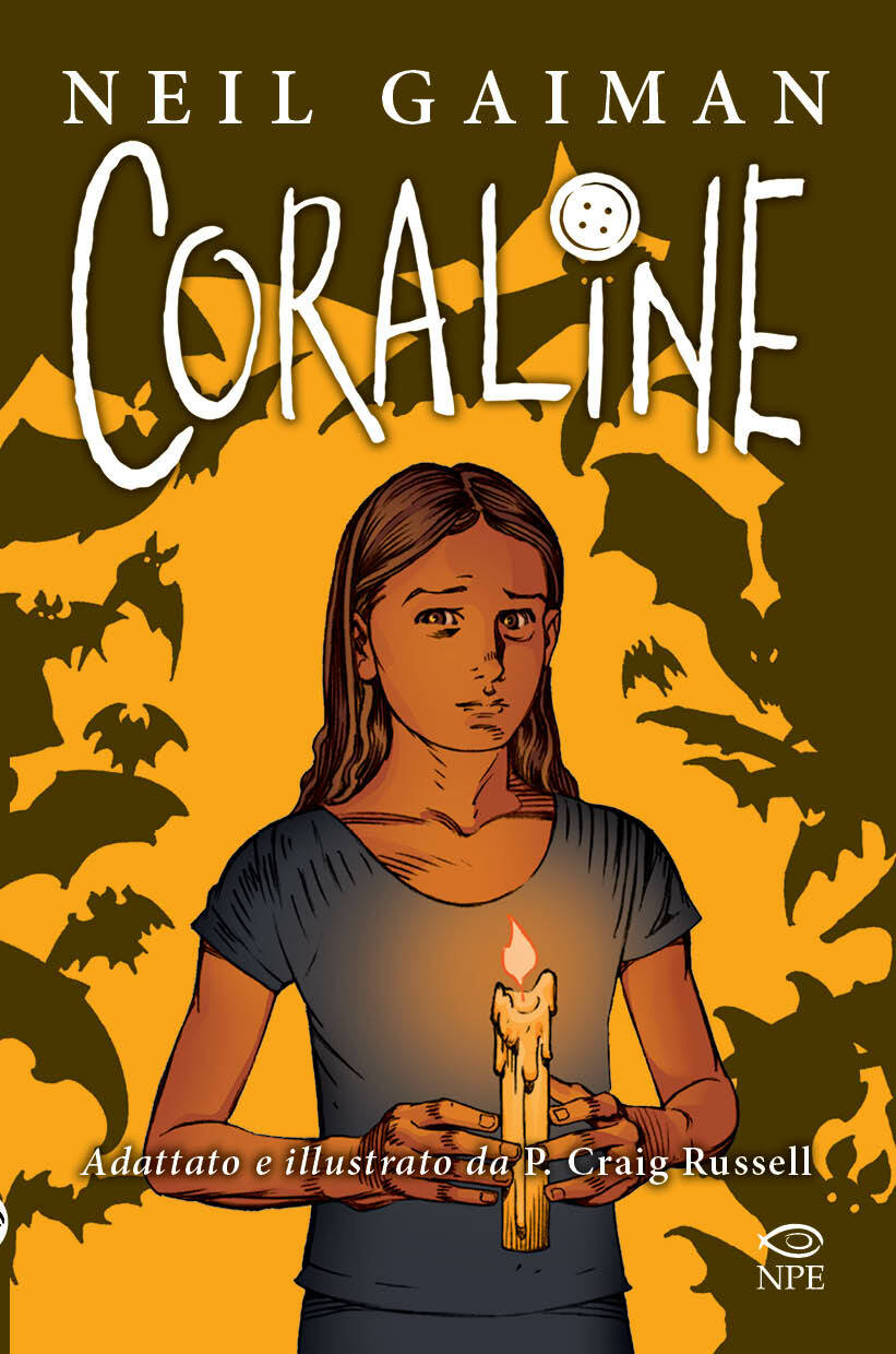 Clicca per vedere l'immagine originale La cover del fumetto fantasy Coraline