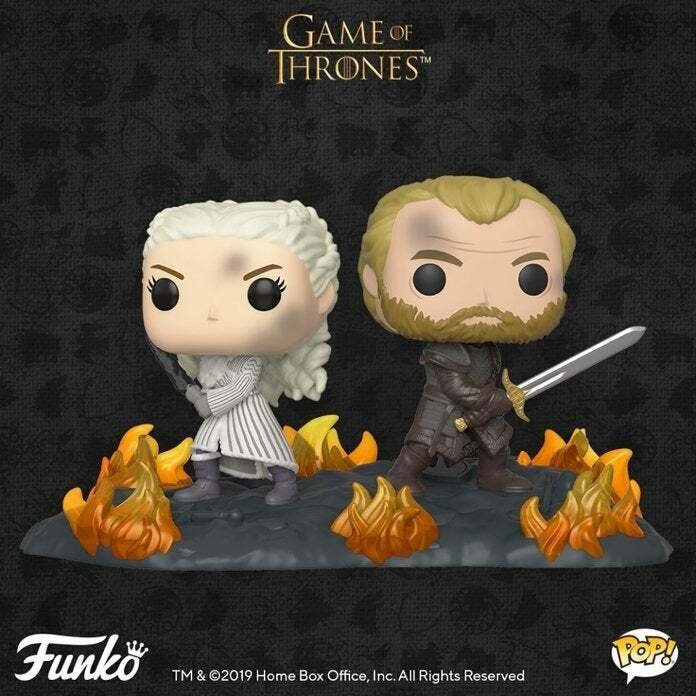Il Funko Pop! della Lunga Notte di Daenerys e Jorah in Game of Thrones 8