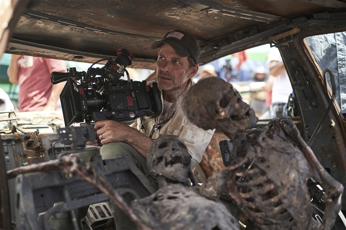Zack Snyder sul set di Army of the Dead