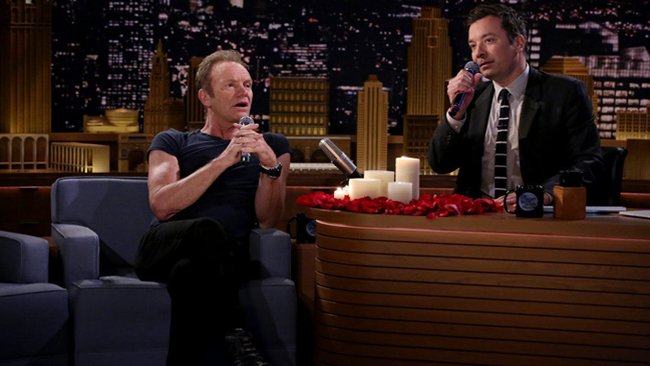 Sting ospite al The Tonight Show
