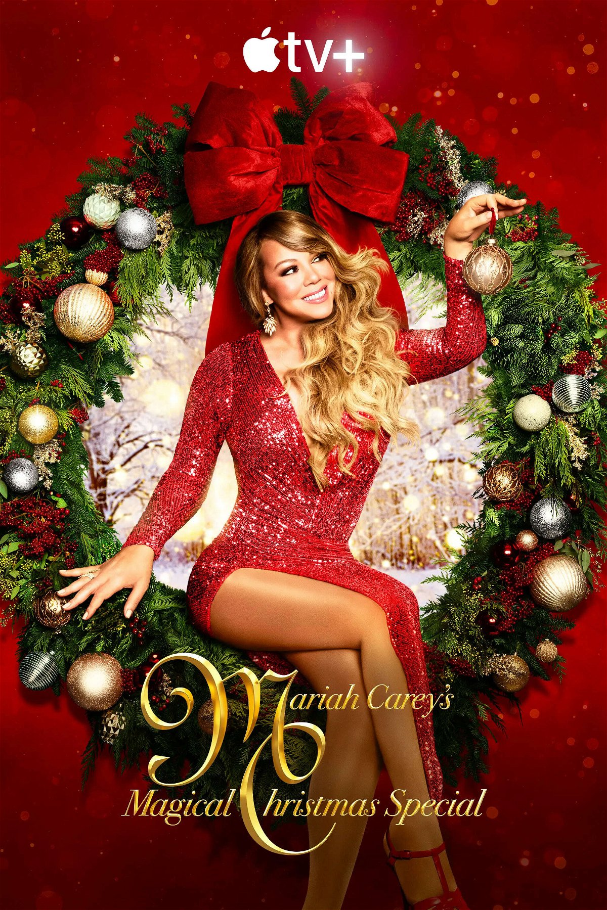 Mariah Carey nella locandina di Mariah Carey’s Magical Christmas Special