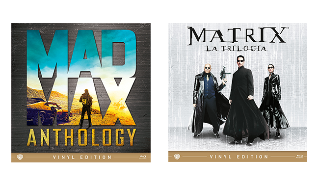 Cover della Mad Max Anthology e Matrix la trilogia nella Vinyl Edition