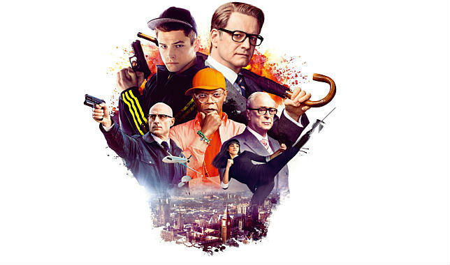 Clicca per vedere l'immagine originale La locandina con i protagonisti di Kingsman - The Secret Service