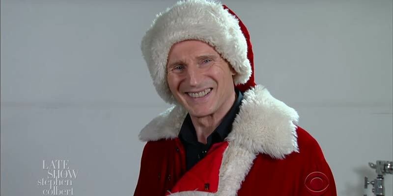 Il minaccioso Babbo Natale di Liam Neeson