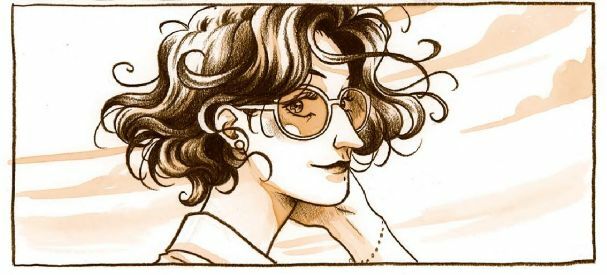 Clicca per vedere l'immagine originale Maria Morreale disegnata da Giulio Macaione