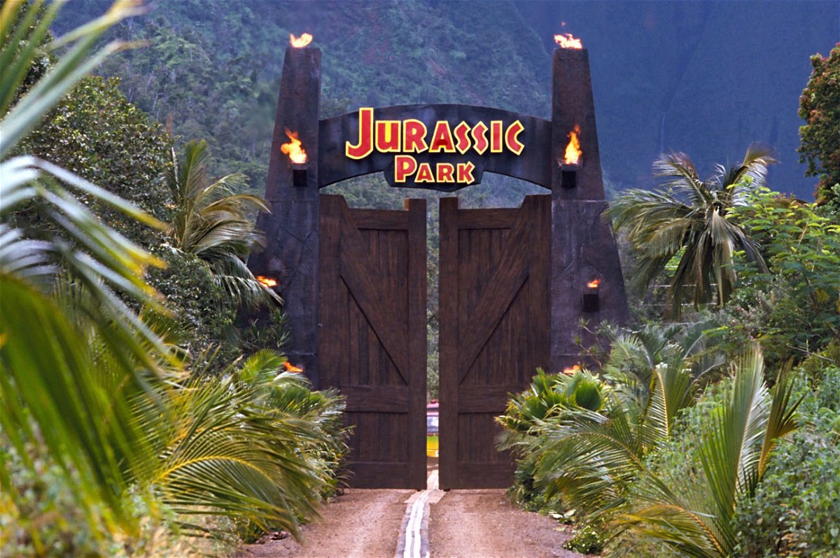 Il gate principale di Jurassic Park