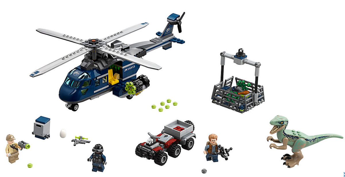 Dettagli del set di LEGO Inseguimento sull'elicottero di Blue 