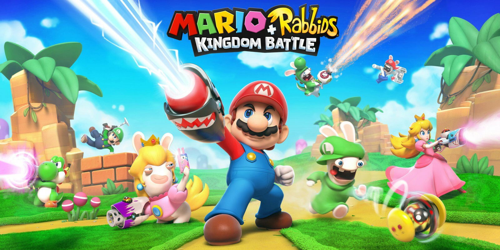 Clicca per vedere l'immagine originale Mario Rabbids Nintendo Ubisoft