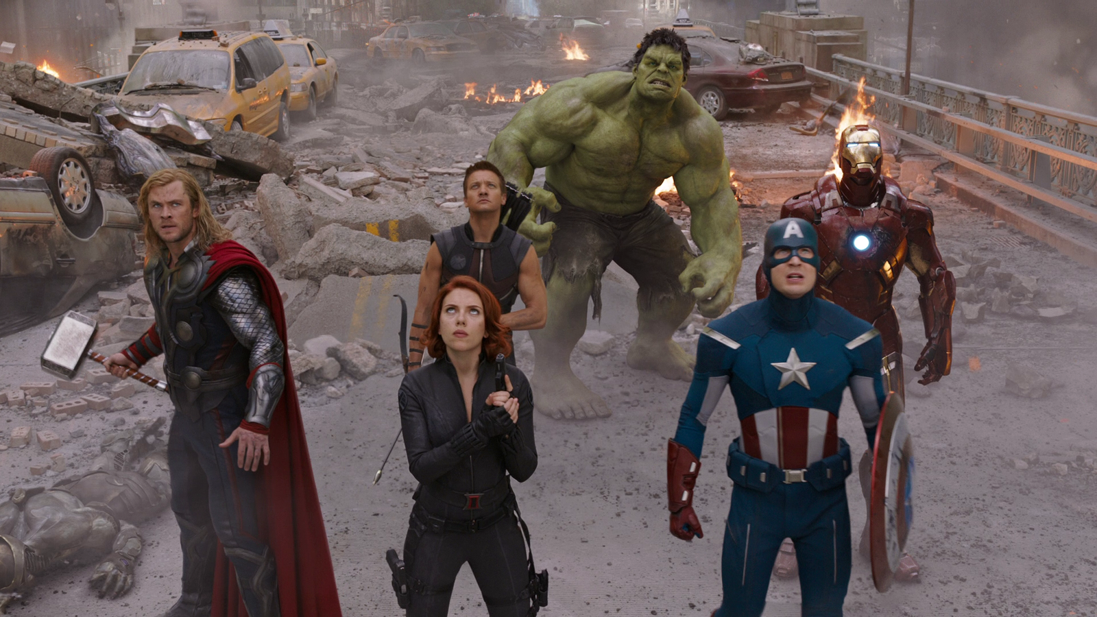 Click para ver la imagen original Vengadores, héroes de la primera película
