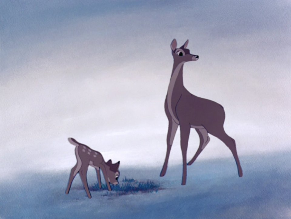 Bambi y su madre