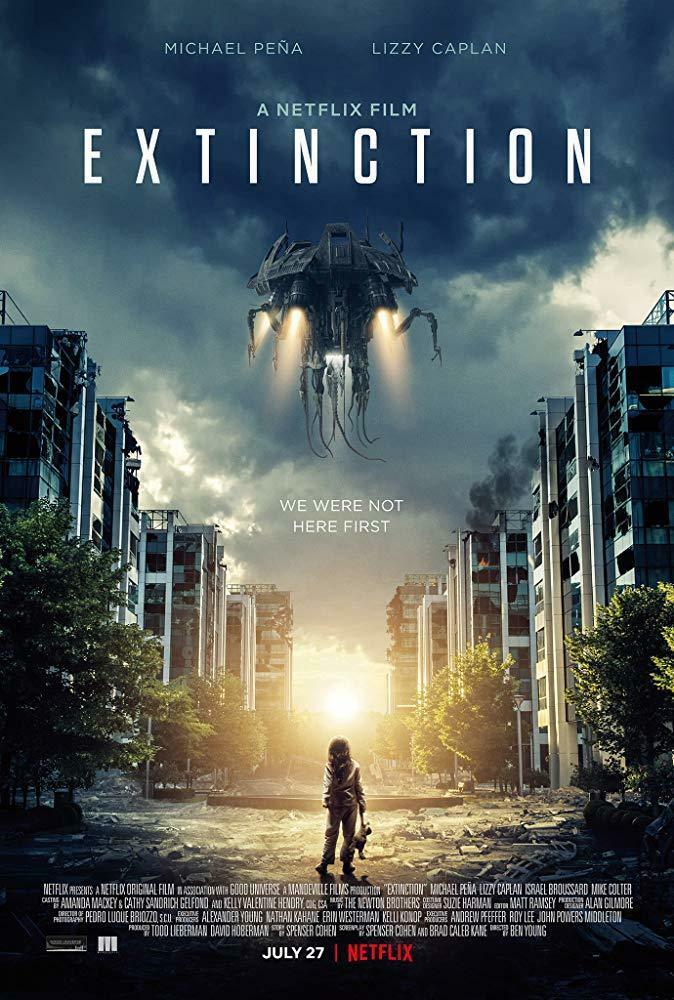 Extinction, dal 27 luglio negli Stati Uniti Poster ufficiale del thriller sci-fi Extinction