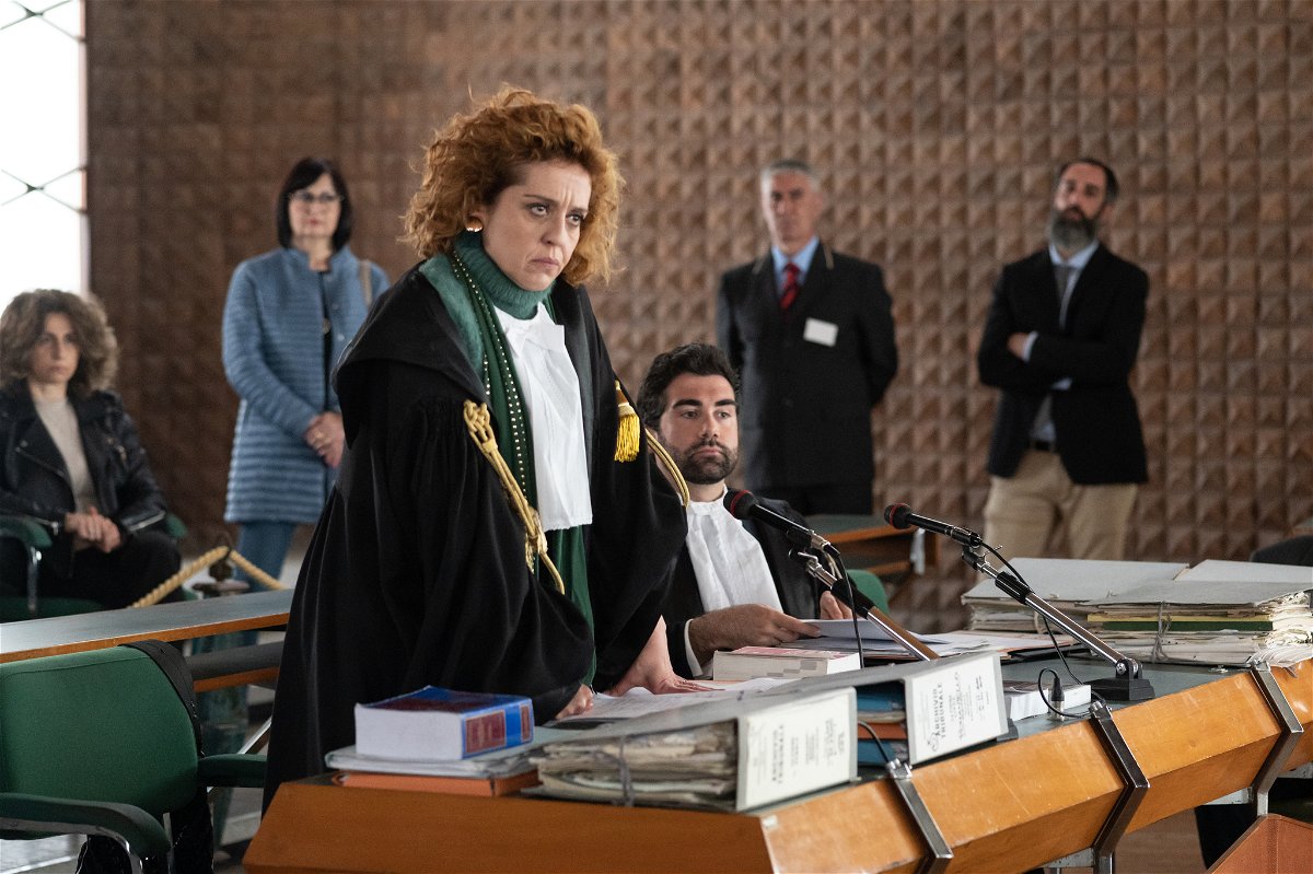 Imma κατά τη διάρκεια της δίκης Romaniello