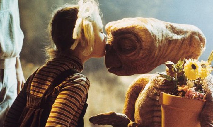 Il bacio di Gertie a E.T.