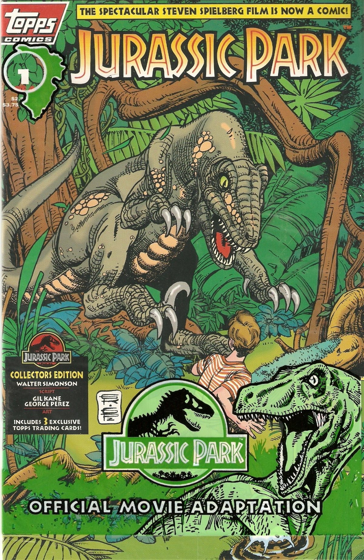 I fumetti Topps Comics di Jurassic Park