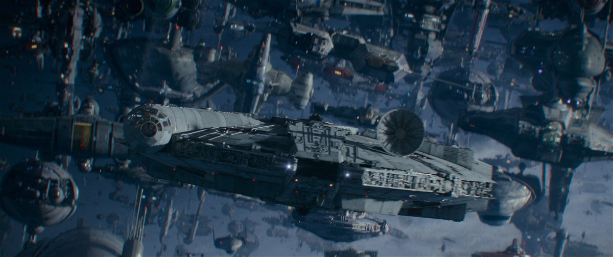 Una scena del film Star Wars: L'ascesa di Skywalker