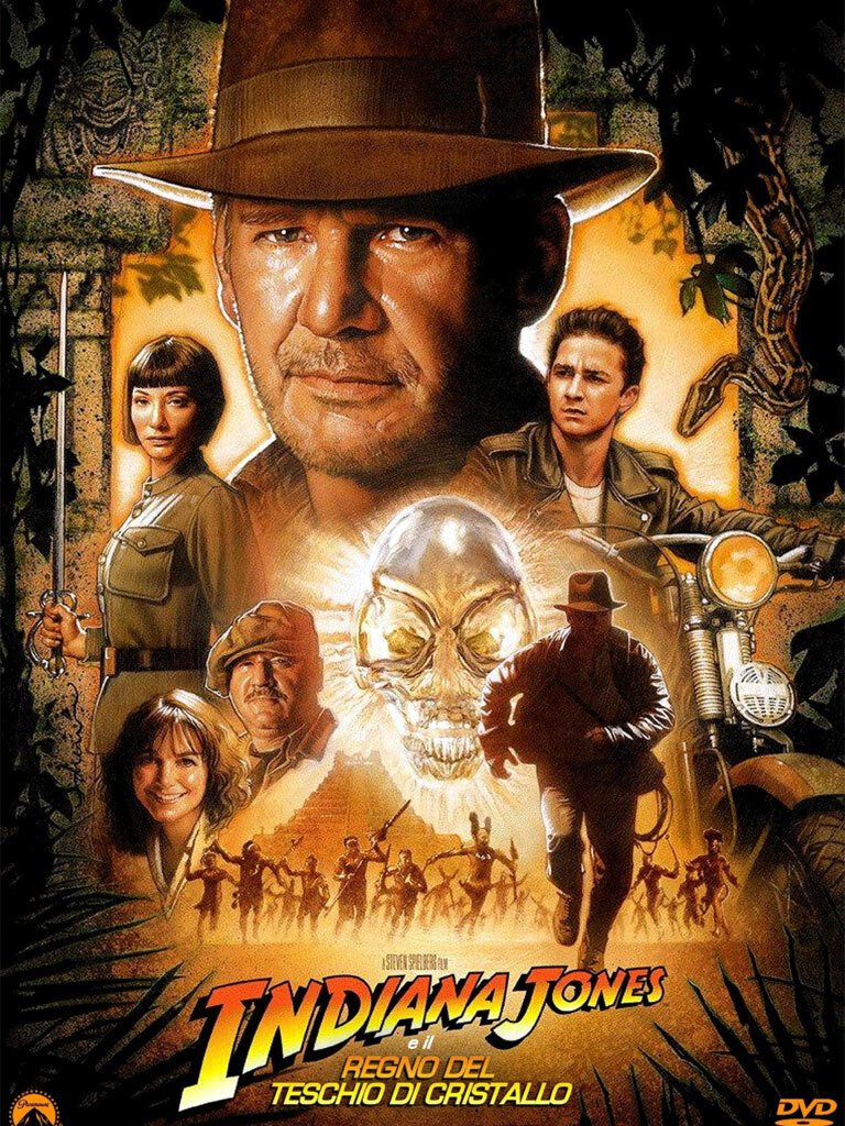 Il poster di Indiana Jones e il Regno del Teschio di Cristallo