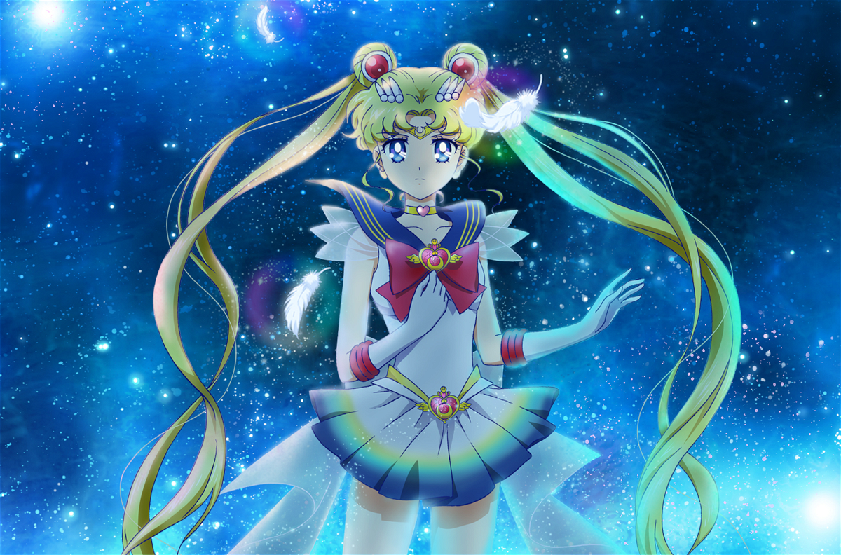Sailor Moon in Pretty Guardian Sailor Moon Αιώνια διαφημιστική αφίσα