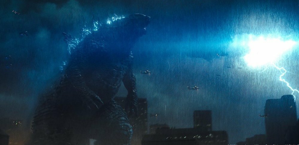 Godzilla in un frame del trailer di King of the Monsters