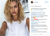 Copertina di Irina Shayk diventa bionda (per finta) e si mostra su Instagram