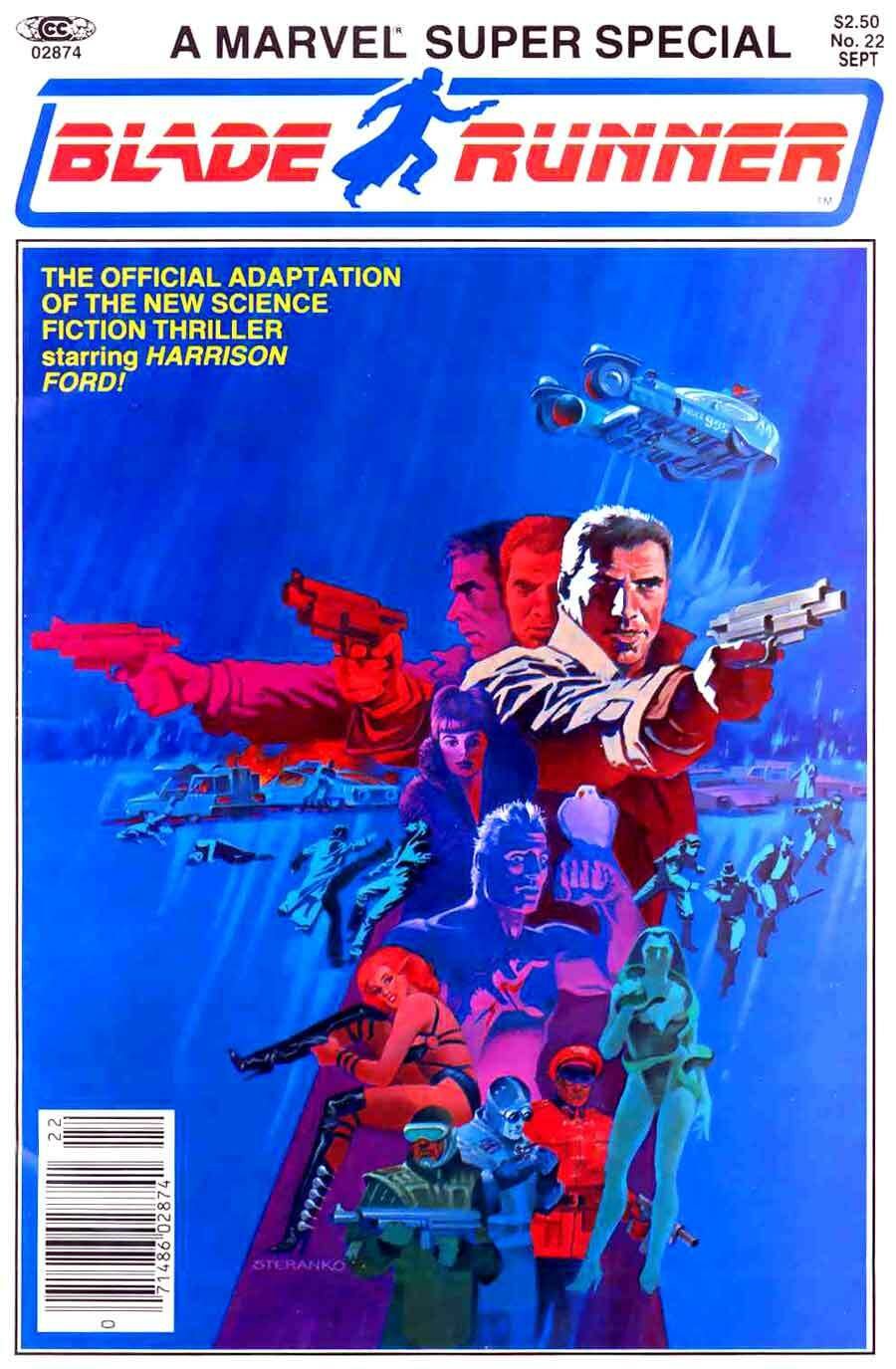 Copertina di Jim Steranko per il fumetto di Blade Runner