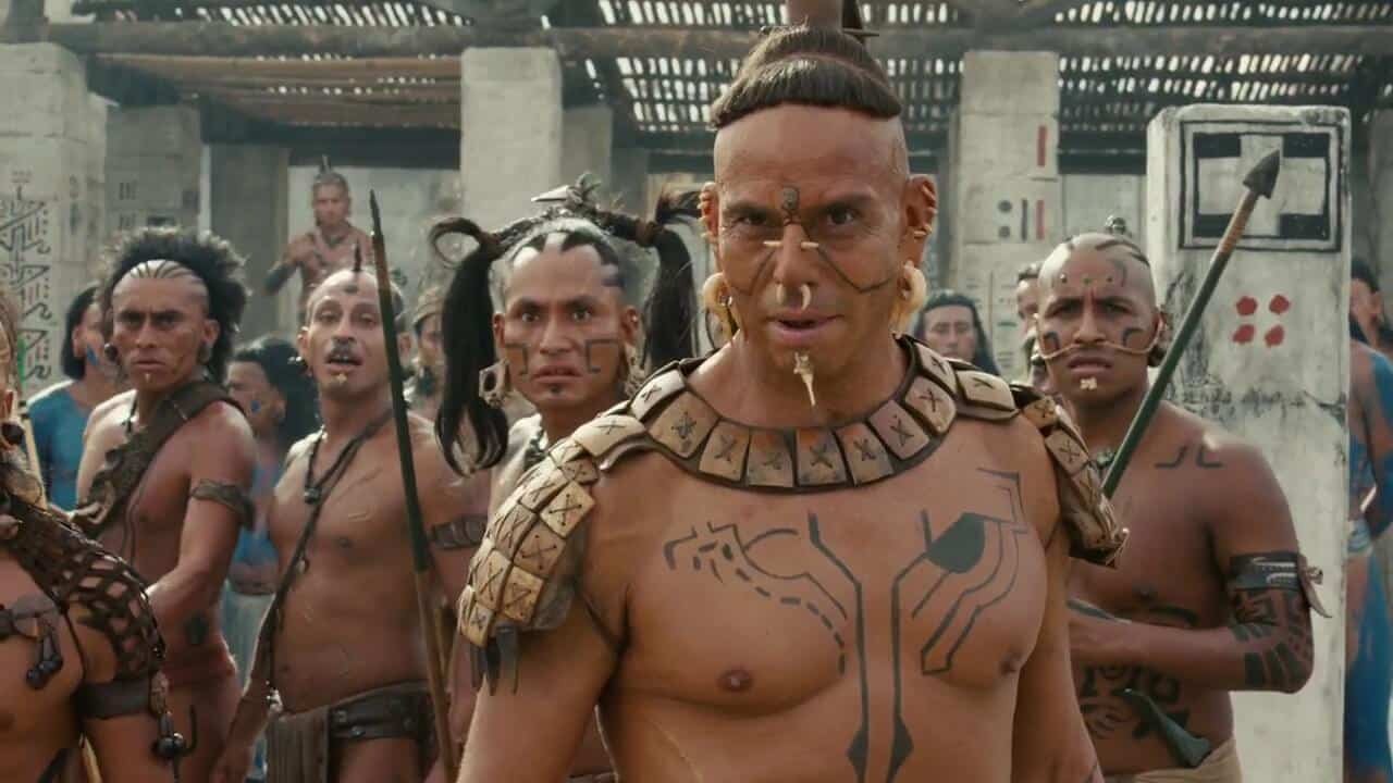 Clicca per vedere l'immagine originale Alcuni guerrieri Maya di Apocalypto