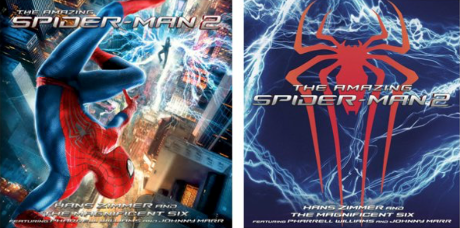 Cover e retro colonna sonora The Amazing Spider-Man 2