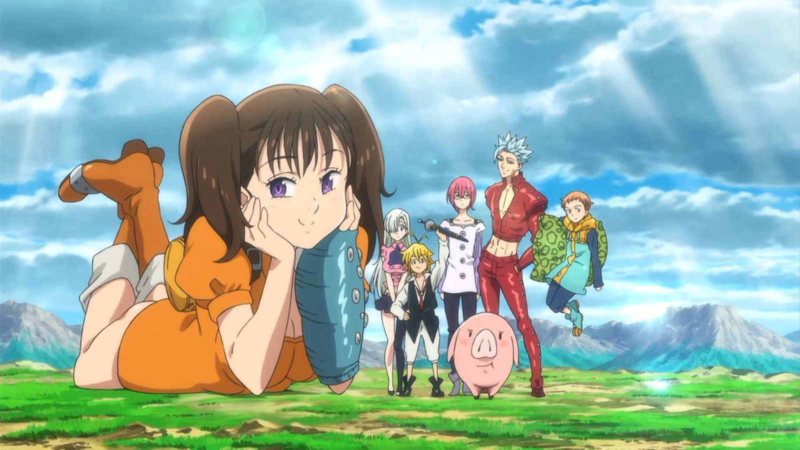 Clicca per vedere l'immagine originale The Seven Deadly Sins personaggi principali