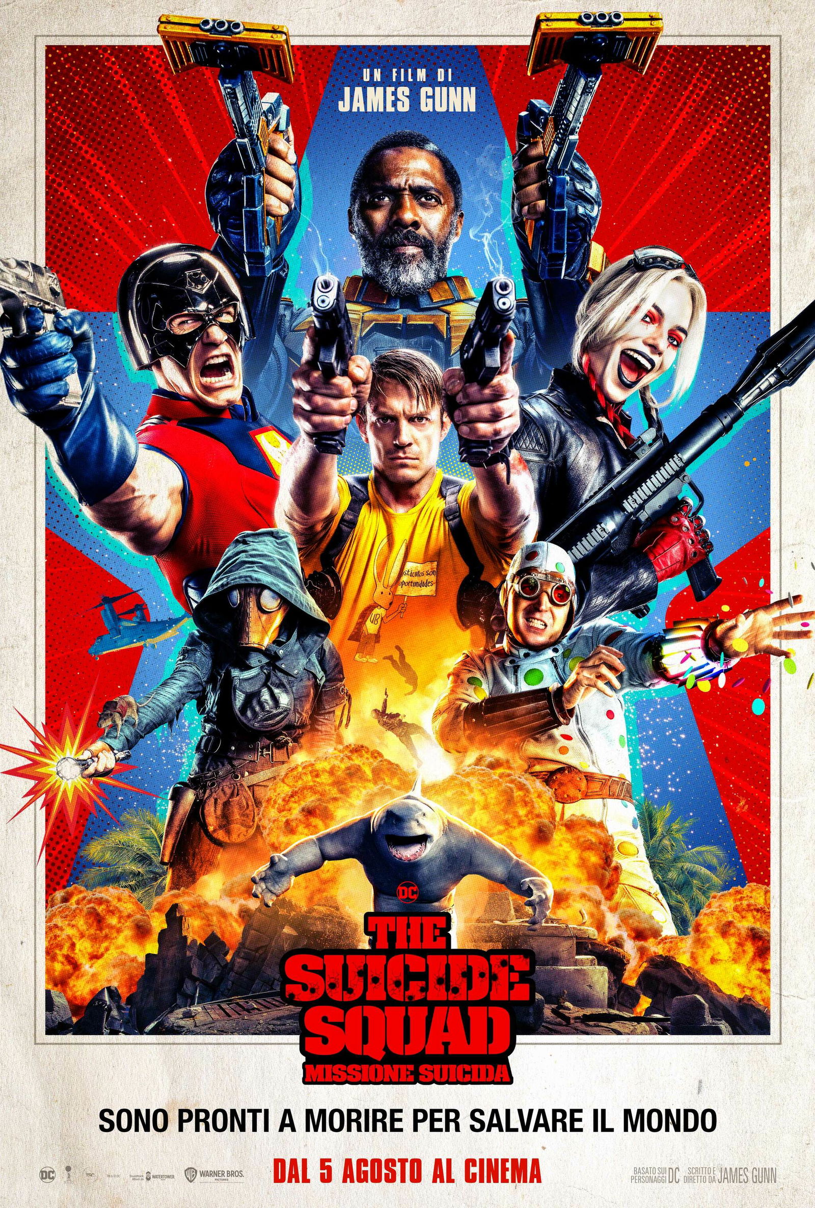 The Suicide Squad: Missione Suicida dal 5 agosto al cinema La locandina di The Suicide Squad: Missione Suicida