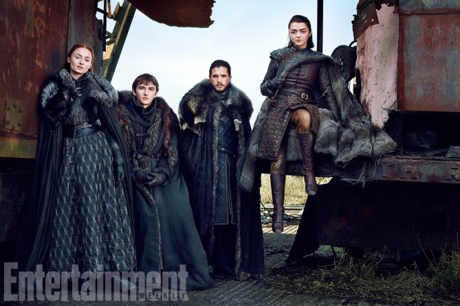 Il cast di Game of Thrones in posa per EW