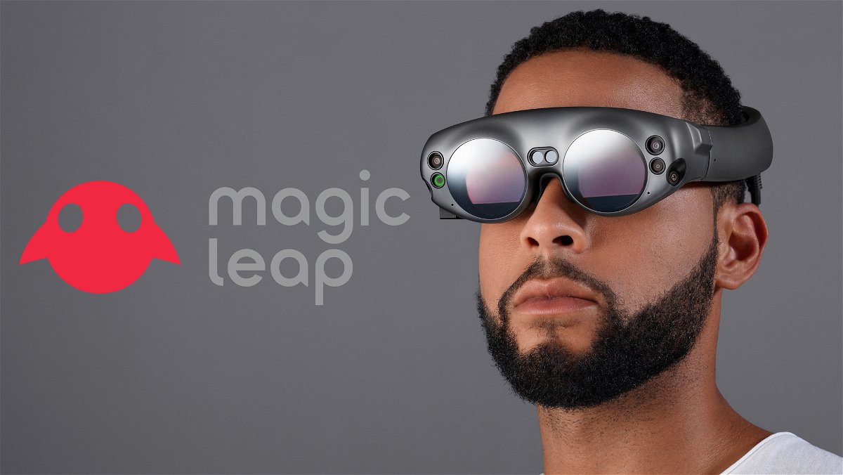 Un'immagine promozionale del visore Magic Leap One