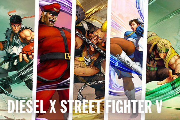 Le sneaker Diesel x Street Fighter V