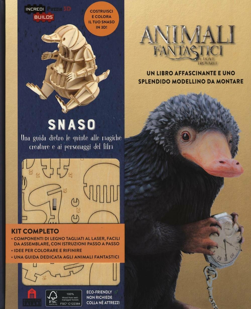 Snaso. Animali fantastici e dove trovarli. Una guida dietro le quinte alle magiche creature e ai personaggi del film. Ediz. a colori. Con gadget: 1 Snaso. Animali fantastici e dove trovarli. Una guida dietro le quinte alle magiche creature e ai personaggi del film. Edizione a colori